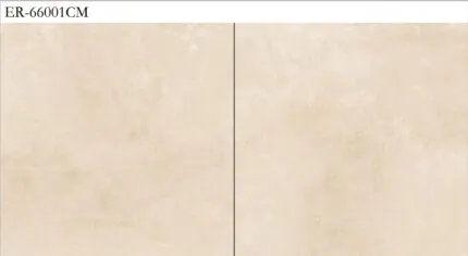 سيراميك سعودي ER-66001CM مقاس 60x60 بسطح مطفي ولون بيج أنيق. مثالي للأرضيات الداخلية في المنازل والمكاتب. متين، سهل التنظيف، ويتماشى مع مختلف أنماط الديكور.