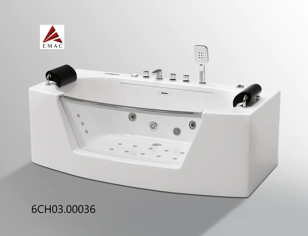 ⁦جاكوزي صيني مستطيل ايماك اكريليك مع مساج وشلال وخلاط18جتA075⁩ - الصورة ⁦1⁩