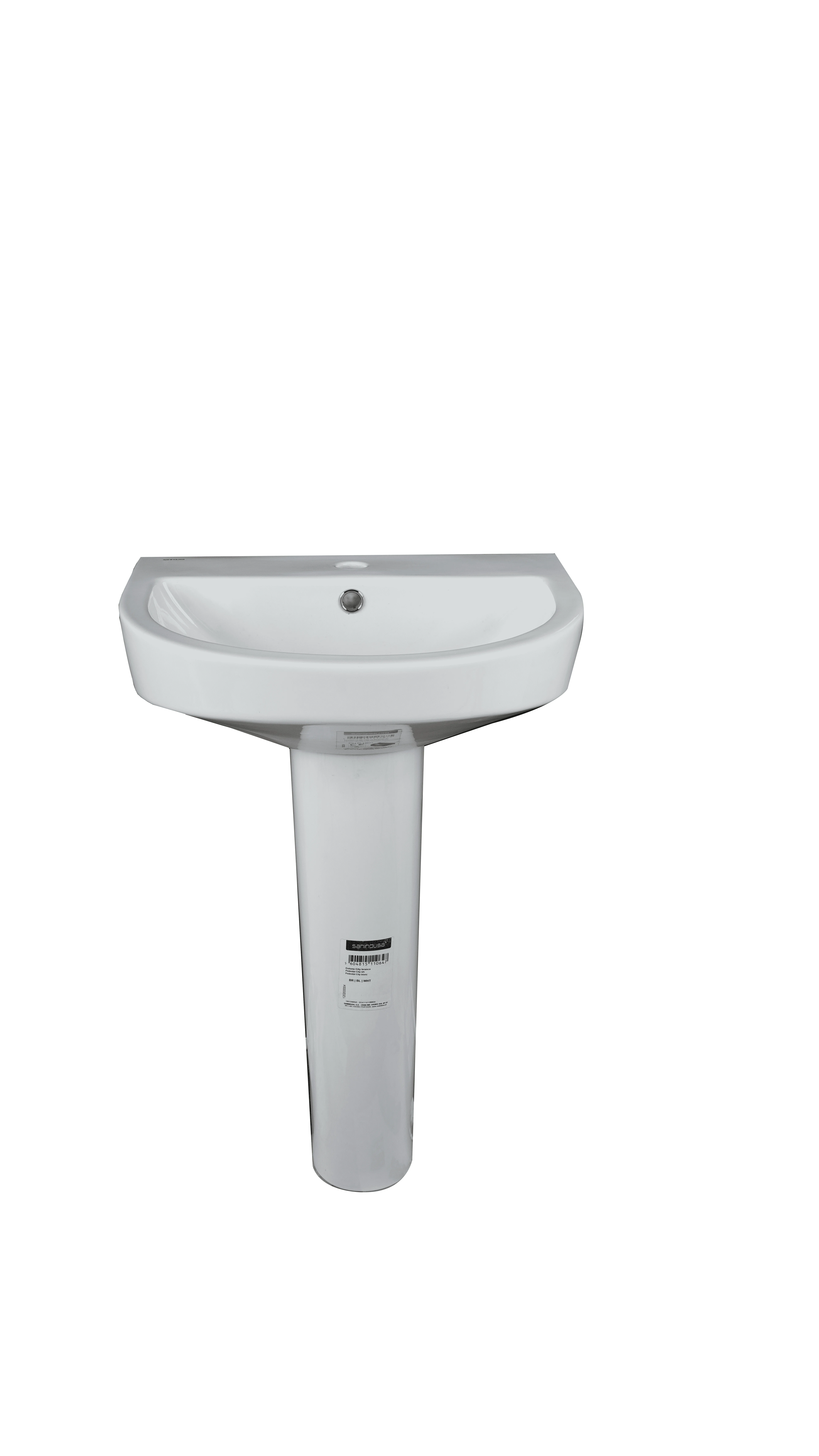 ⁦مغسلة برتغالي سيتي + عمود⁩ - الصورة ⁦1⁩