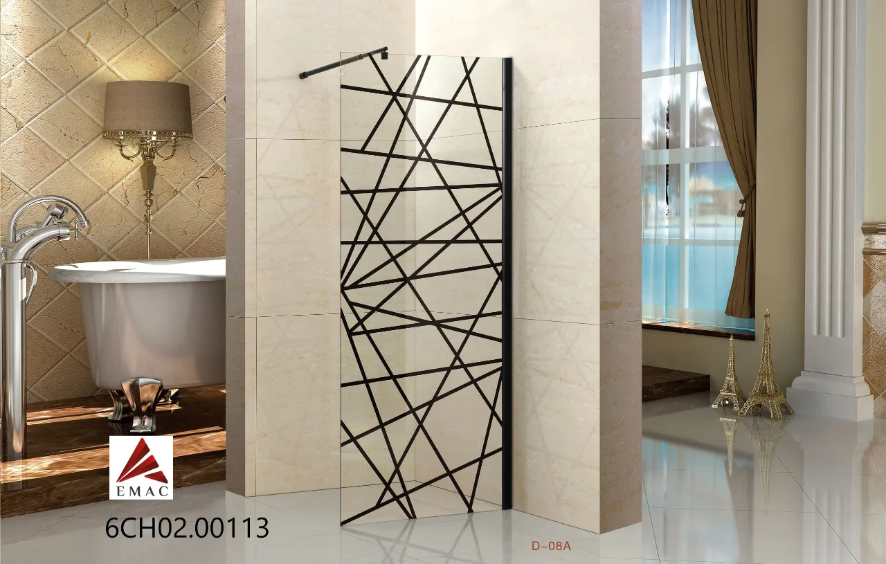 product_image_6745a5db6244e.png حاجز حمام زجاجي صيني ايماك مع مساعد تثبيت